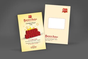 Invitation card template design services in Kolkata