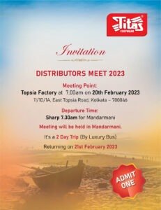 Invitation card design services in Kolkata for Titas